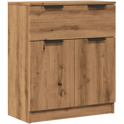Credenza Rovere Artigianale 60x30x70 cm in Legno Multistrato Vidaxl 156047