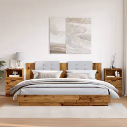 VidaXL 856845 comodino Legno - Vista aggiuntiva 4