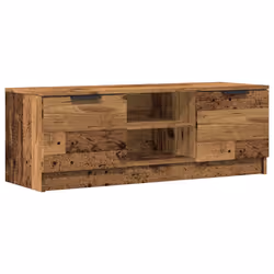 vidaXL Mobile Porta TV Legno Vecchio 102x35x36,5 cm Legno Multistrato - Vista aggiuntiva 2
