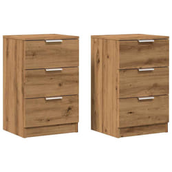 VidaXL 856935 comodino Quercia