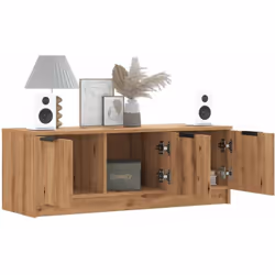 Colore: Rovere artigianale Materiale: Truciolato Dimensioni: 102 x 35 x 36.5 cm (L x P x A) Capacità massima di peso (totale) ...