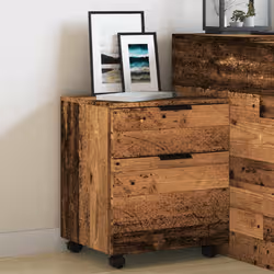 VidaXL 856949 schedario e accessori Legno - Vista aggiuntiva 4