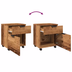 VidaXL 856949 schedario e accessori Legno - Vista aggiuntiva 8