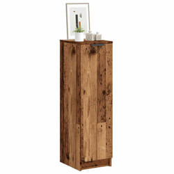 vidaXL Scarpiera Legno Antico 29,5x35x100,5 cm in Truciolato