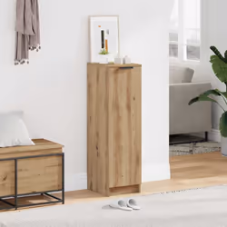vidaXL Scarpiera Rovere Artigianale 29,5x35x100,5 cm in Truciolato - Vista aggiuntiva 3
