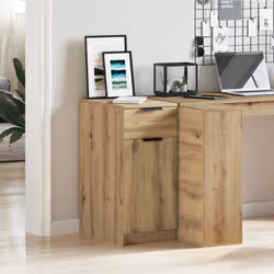 VidaXL 856998 schedario e accessori Legno Quercia - Vista aggiuntiva 3