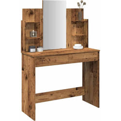 Vidaxl - Toeletta con Specchio Legno Antico 96x39x142 cm 9314