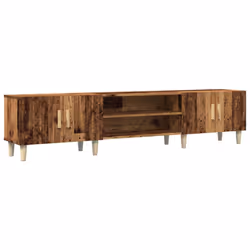vidaXL Mobile Porta TV Legno Antico 180x31,5x40cm in Legno Multistrato - Vista aggiuntiva 2