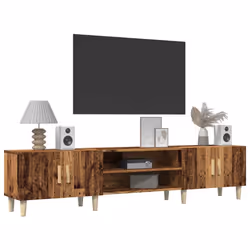 vidaXL Mobile Porta TV Legno Antico 180x31,5x40cm in Legno Multistrato - Vista aggiuntiva 3