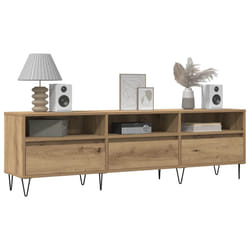 vidaXL Mobile Porta TV Rovere Artigianale 150x30x44,5 cm Multistrato
