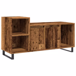 vidaXL Mobile Porta TV Legno Antico 100x35x55 cm in Legno Multistrato - Vista aggiuntiva 2