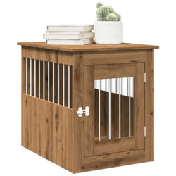 Gabbia Cani Arredamento Rovere Artigianale Legno Multistrato vidaXL9324