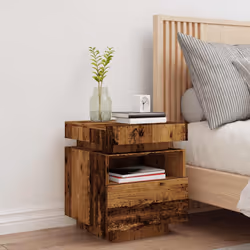 VidaXL 857658 comodino Legno - Vista aggiuntiva 4