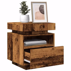 VidaXL 857659 comodino Legno - Vista aggiuntiva 4