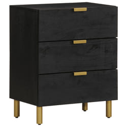 VidaXL 4017657 comodino Nero