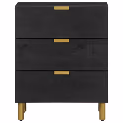 VidaXL 4017657 comodino Nero