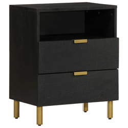 VidaXL 4017658 comodino Nero