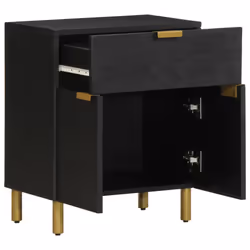 VidaXL 4017659 comodino Nero
