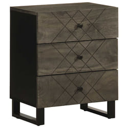 VidaXL 4017693 comodino Nero