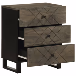 VidaXL 4017693 comodino Nero
