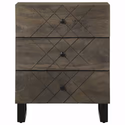 VidaXL 4017693 comodino Nero