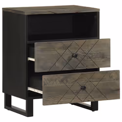 VidaXL 4017694 comodino Nero - Vista aggiuntiva 2