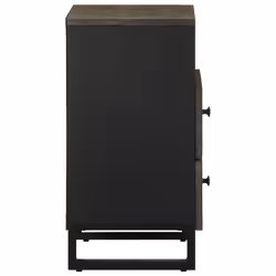 VidaXL 4017694 comodino Nero - Vista aggiuntiva 4