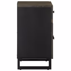 VidaXL 4017695 comodino Nero - Vista aggiuntiva 4