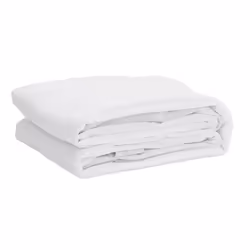 VidaXL 4100170, Tessuto, Poliestere, Bianco, Monocromatico, Lavatrice, 30 °C, 120 x 200 cm