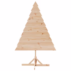vidaXL Albero di Natale Decorativo in Legno 180 cm in Legno Massello - Vista aggiuntiva 3