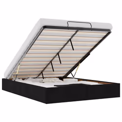 VidaXL 3310891, Nero, 140 kg, 1600 mm, 2,03 m, 235 mm, 1600 x 2000 mm