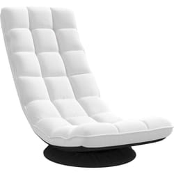 Vidaxl - Sedia da Terra Girevole Bianco 70x51x79 cm in Tessuto