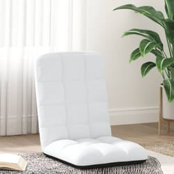 Vidaxl - Sedia da Terra Pieghevole Bianco 71x51x62 cm in Tessuto