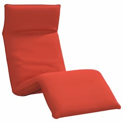 vidaXL Lettino Pieghevole Rosso 175x54x8,5 cm in Tessuto Oxford - Vista aggiuntiva 2