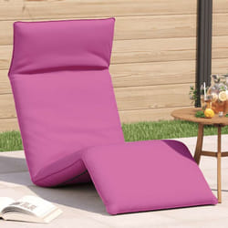 Vidaxl - Lettino Pieghevole Rosa 175x54x8,5 cm in Tessuto Oxford