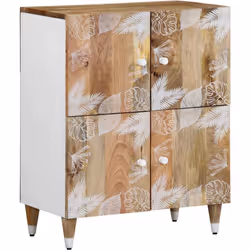Questa credenza offre sia un aspetto decorativo che un pratico contenitore, rendendola un'aggiunta perfetta alla tua casa. Ma ...