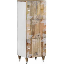 Vidaxl - Credenza 40x33,5x110 cm in Legno Massello di Mango 433636
