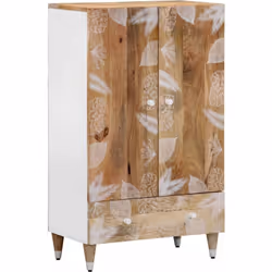 Questa credenza offre sia un aspetto decorativo che praticità, rendendola un'aggiunta perfetta alla tua casa. Materiale robus ...