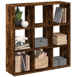 Libreria Divisorio Rovere Fumo 102x29x103,5 cm in Truciolato Vidaxl 305205