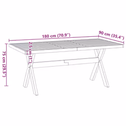 VidaXL 4100046 tavolo da cucina e sala da pranzo - Vista aggiuntiva 8