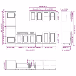 VidaXL 3314732 credenza e mobile per stanza da pranzo - Vista aggiuntiva 8