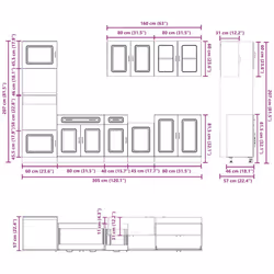 VidaXL 3314734 credenza e mobile per stanza da pranzo - Vista aggiuntiva 8
