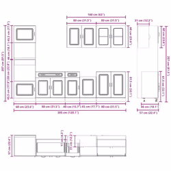 VidaXL 3314737 credenza e mobile per stanza da pranzo - Vista aggiuntiva 8