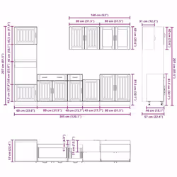 VidaXL 3314742 credenza e mobile per stanza da pranzo - Vista aggiuntiva 8