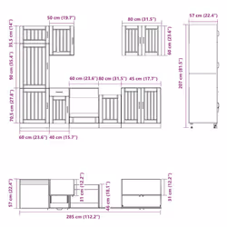 VidaXL 3314779 credenza e mobile per stanza da pranzo - Vista aggiuntiva 8