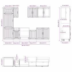 VidaXL 3314806 credenza e mobile per stanza da pranzo - Vista aggiuntiva 8
