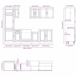 VidaXL 3314813 credenza e mobile per stanza da pranzo - Vista aggiuntiva 8