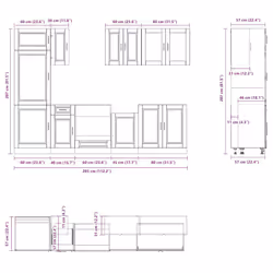 VidaXL 3314819 credenza e mobile per stanza da pranzo - Vista aggiuntiva 8