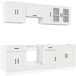 Vidaxl - Set Mobili da Cucina 8 pz Kalmar Bianco Legno Multistrato