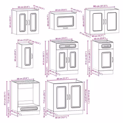 VidaXL 3314825 credenza e mobile per stanza da pranzo - Vista aggiuntiva 8